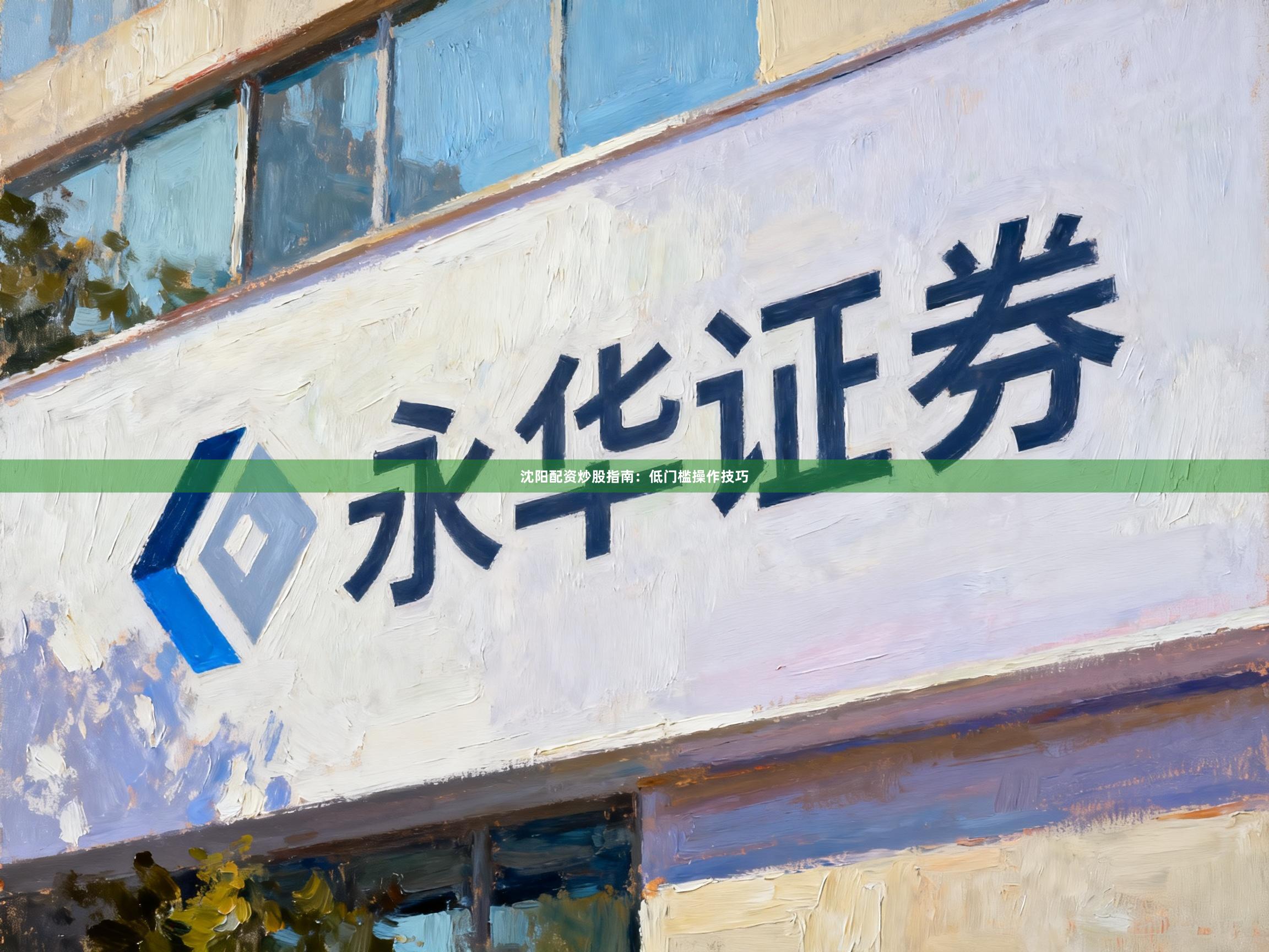 沈阳配资炒股指南：低门槛操作技巧